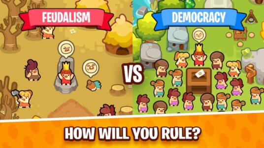 Screenshot Me is King Idle Stone Age Mod APK