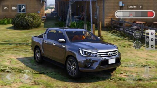 Screenshot Toyota Hilux 4x4 Mountain Ride Mod APK