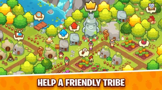 Screenshot Me is King Idle Stone Age Mod APK