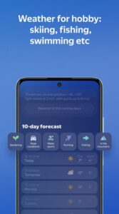 Screenshot Yandex Weather Mod APK