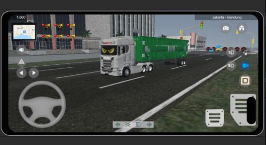 Screenshot Truck Galen Strobo Mata Mod APK