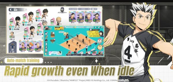 Screenshot HAIKYU!! TOUCH THE DREAM Mod APK