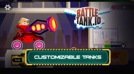 Screenshot Battle Tank IO Mod APK