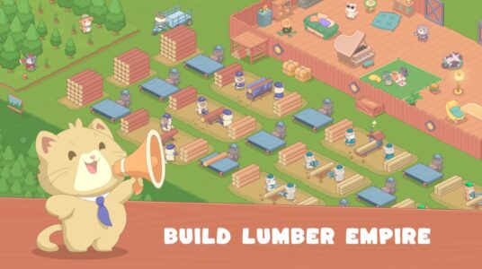 Screenshot Idle Cat Lumber Mod APK