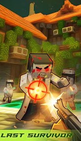 Screenshot Zombie Craft War: Pixel Gun 3D Mod APK