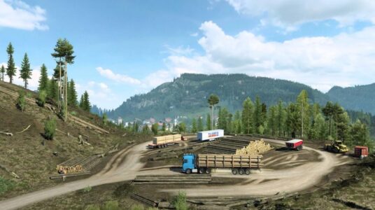 Screenshot Truck Simulator: Euro Trucker Mod APK