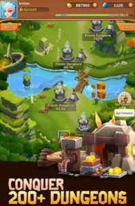 Screenshot Rogue Dungeons: Loot & Legends Mod APK