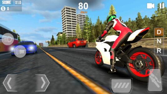 Screenshot Traffic Moto Racing 2024 Mod APK