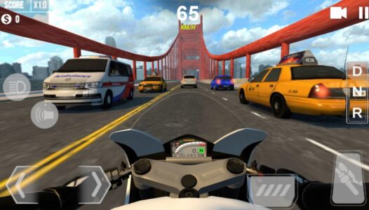 Screenshot Traffic Moto Racing 2024 Mod APK