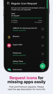 Screenshot Nova Dark Icon Pack Mod APK