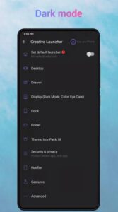 Screenshot Creative Launcher -Quick Mod APK