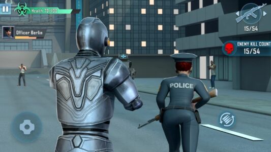 Screenshot Robo Rescue Shooting: Cop Game Mod APK