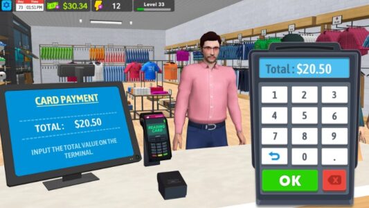 Screenshot Garments Shop - Simulator Game Mod APK