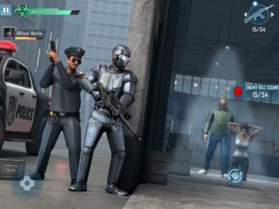 Screenshot Robo Rescue Shooting: Cop Game Mod APK