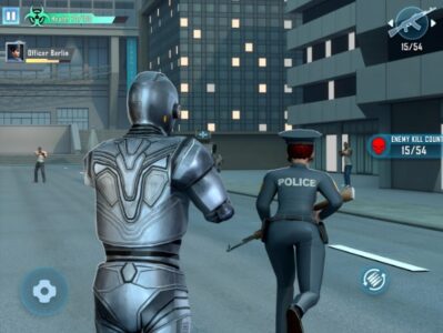 Screenshot Robo Rescue Shooting: Cop Game Mod APK