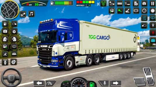 Screenshot Ultimate Euro Truck Driving Mod APK