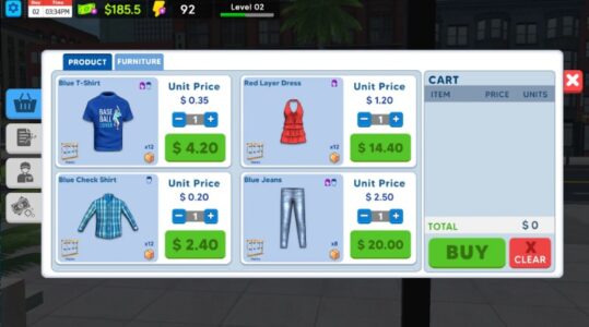 Screenshot Garments Shop - Simulator Game Mod APK