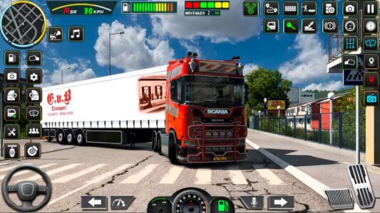 Screenshot Ultimate Euro Truck Driving Mod APK