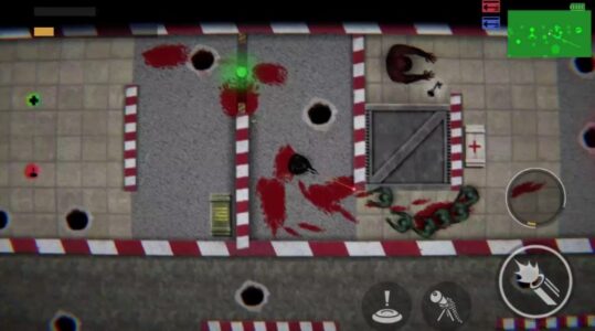 Screenshot Zombie Pandemia 2D: Shooter Mod APK