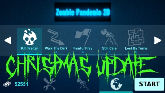 Screenshot Zombie Pandemia 2D: Shooter Mod APK