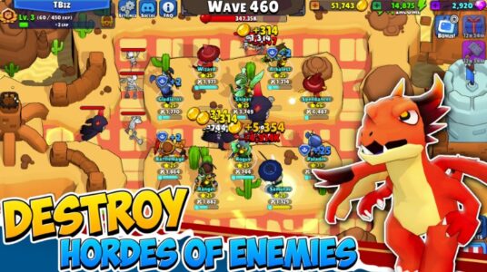 Screenshot Idle Hero TD Tower Defense RPG Mod APK