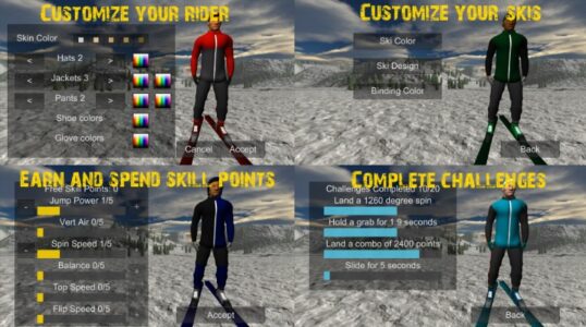 Screenshot Ski Freestyle Mountain Mod APK