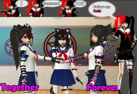 Screenshot SchoolGirl AI 3D Anime Sandbox Mod APK