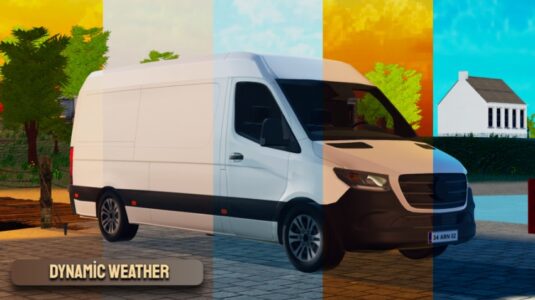 Screenshot Cargo Van Simulator Mod APK