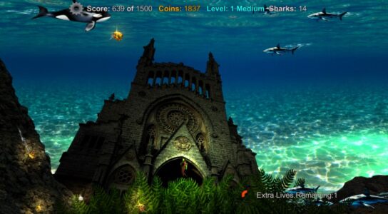 Screenshot Deep Immersion - Sharks & Gold Mod APK