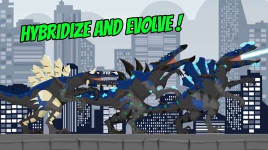 Screenshot Hybrid Titan Spino: Urban Rampage Mod APK