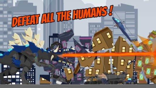 Screenshot Hybrid Titan Spino: Urban Rampage Mod APK