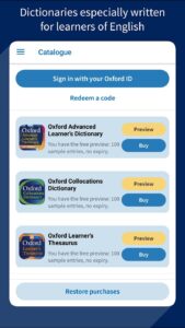 Screenshot Oxford Advanced Learners Dict Mod APK