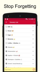 Screenshot Shopping List Mod APK