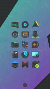 Screenshot Crispy Dark Icon Pack Mod APK