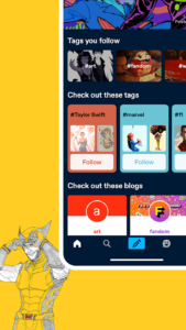 Screenshot Tumblr Mod APK