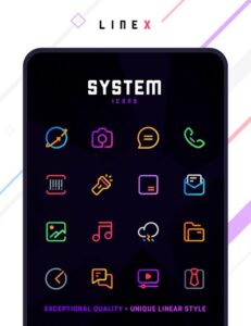 Screenshot LineX Icon Pack Mod APK