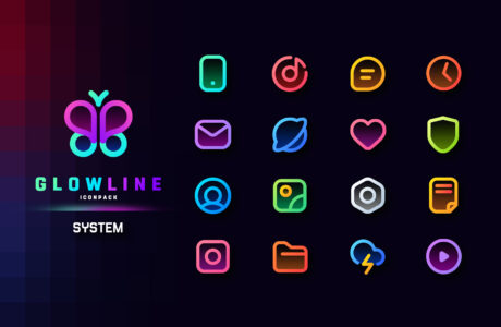 Screenshot GlowLine Icon Pack Mod APK