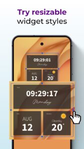 Screenshot Android Clock Widgets Mod APK