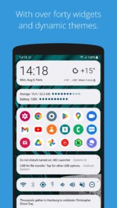 Screenshot AIO Launcher Mod APK