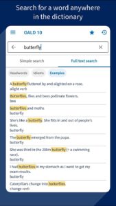 Screenshot Oxford Advanced Learners Dict Mod APK