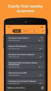 Screenshot Scanner Radio - Police Scanner Mod APK