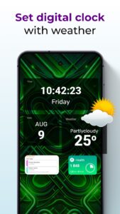 Screenshot Android Clock Widgets Mod APK