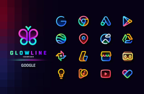 Screenshot GlowLine Icon Pack Mod APK