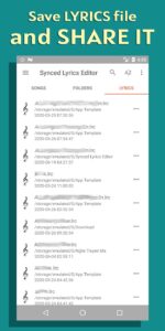 Screenshot Synced Lyrics Editor Mod APK