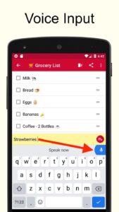 Screenshot Shopping List Mod APK