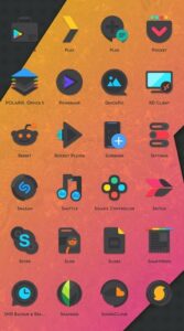 Screenshot Crispy Dark Icon Pack Mod APK