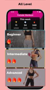 Screenshot Women Workout - Female Fitness Mod APK