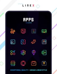 Screenshot LineX Icon Pack Mod APK