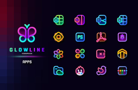 Screenshot GlowLine Icon Pack Mod APK