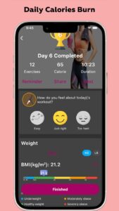 Screenshot Women Workout - Female Fitness Mod APK